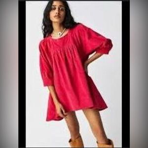 Free People Pink Mini Dress